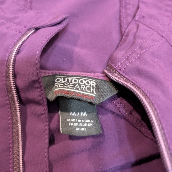 Outdoor Research Purple Pullover Hoodie Women's M Flaws - Picture 3 of 10